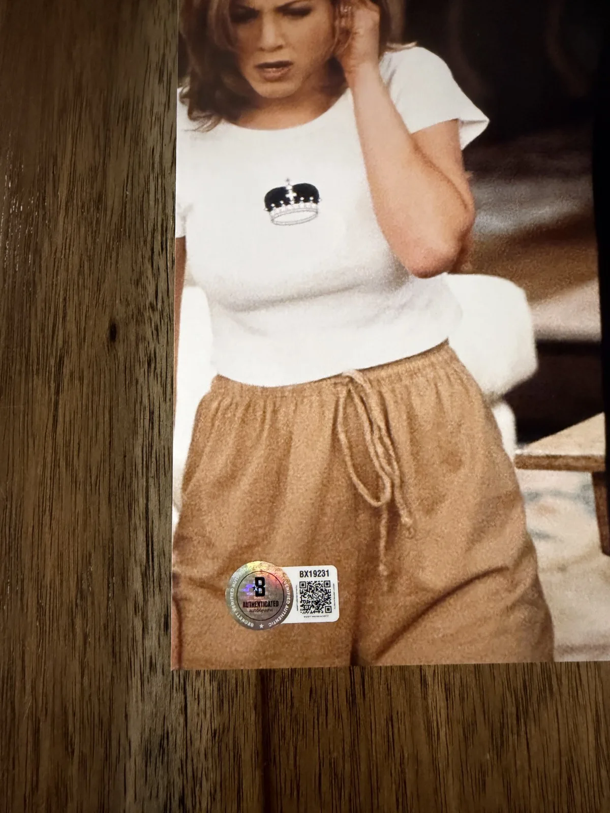 Lisa Kudrow ‘Friends’ Signed 11x14 Photo 'Phoebe Buffay' Beckett Certified RARE, изображение 2