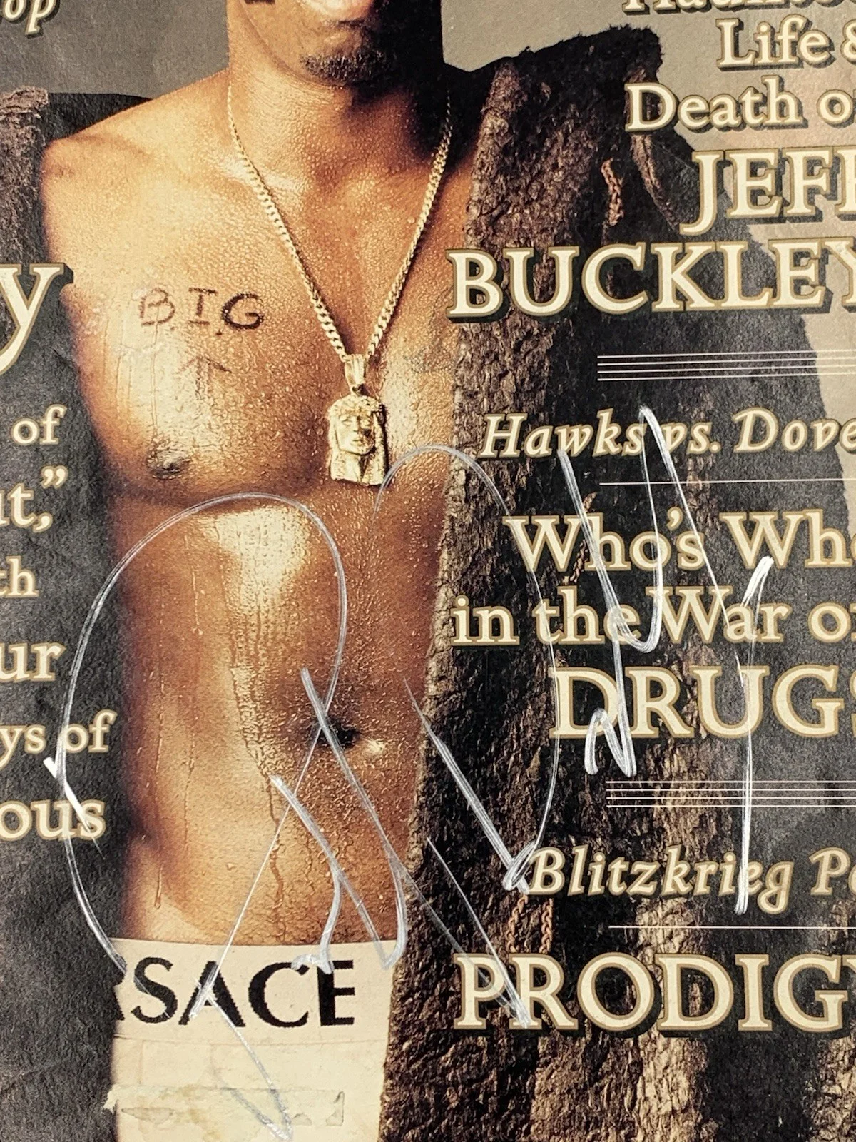 SEAN COMBS signed ROLLING STONES 1997 MAGAZINE P DIDDY PUFF BECKETT BAS COA, image 2