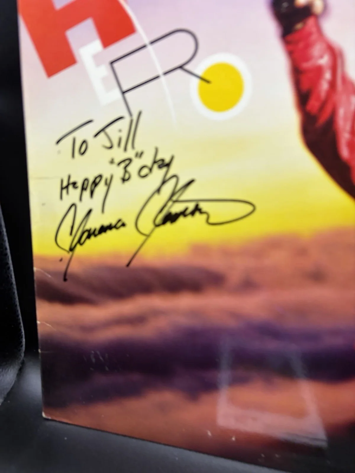 Clarence Clemons — Clarence Clemons E Street Band Signed Autograph Album Record LP JSA Coa, image 2