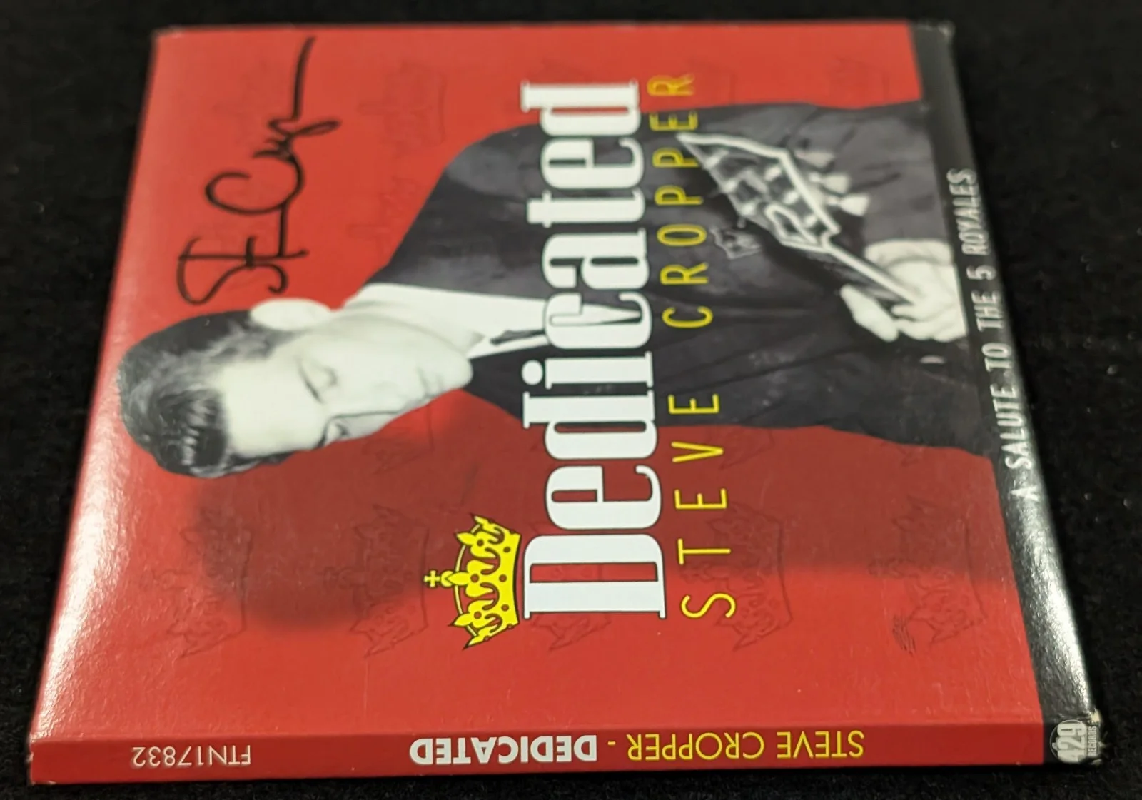 Steve Cropper Dedicated (Salute 5 Royales) CD SIGNED AUTOGRAPHED 2011 Booker T, изображение 5
