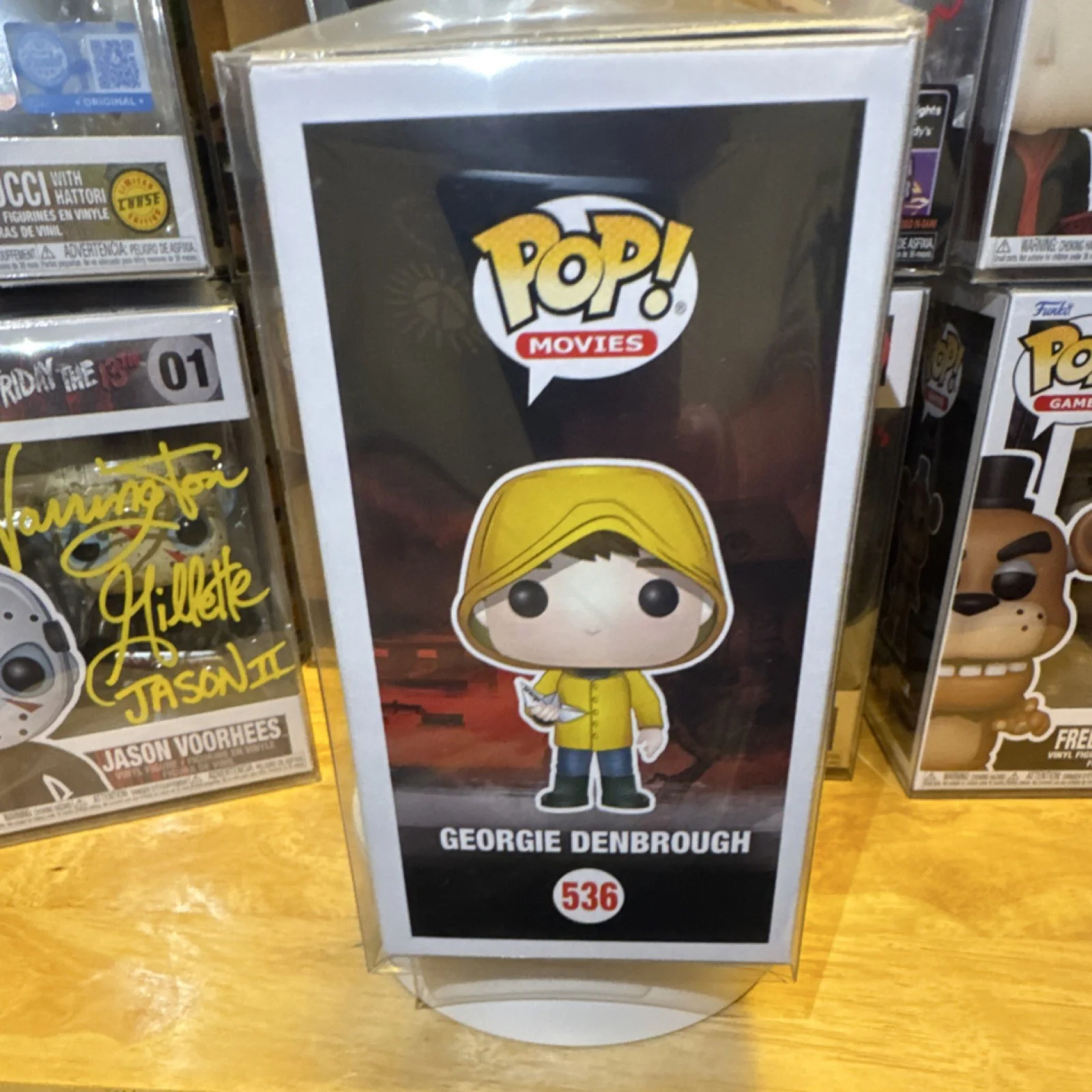 Georgie Denbrough — Funko Pop IT Georgie Denbrough #536 Autographed JSA Certified, image 5