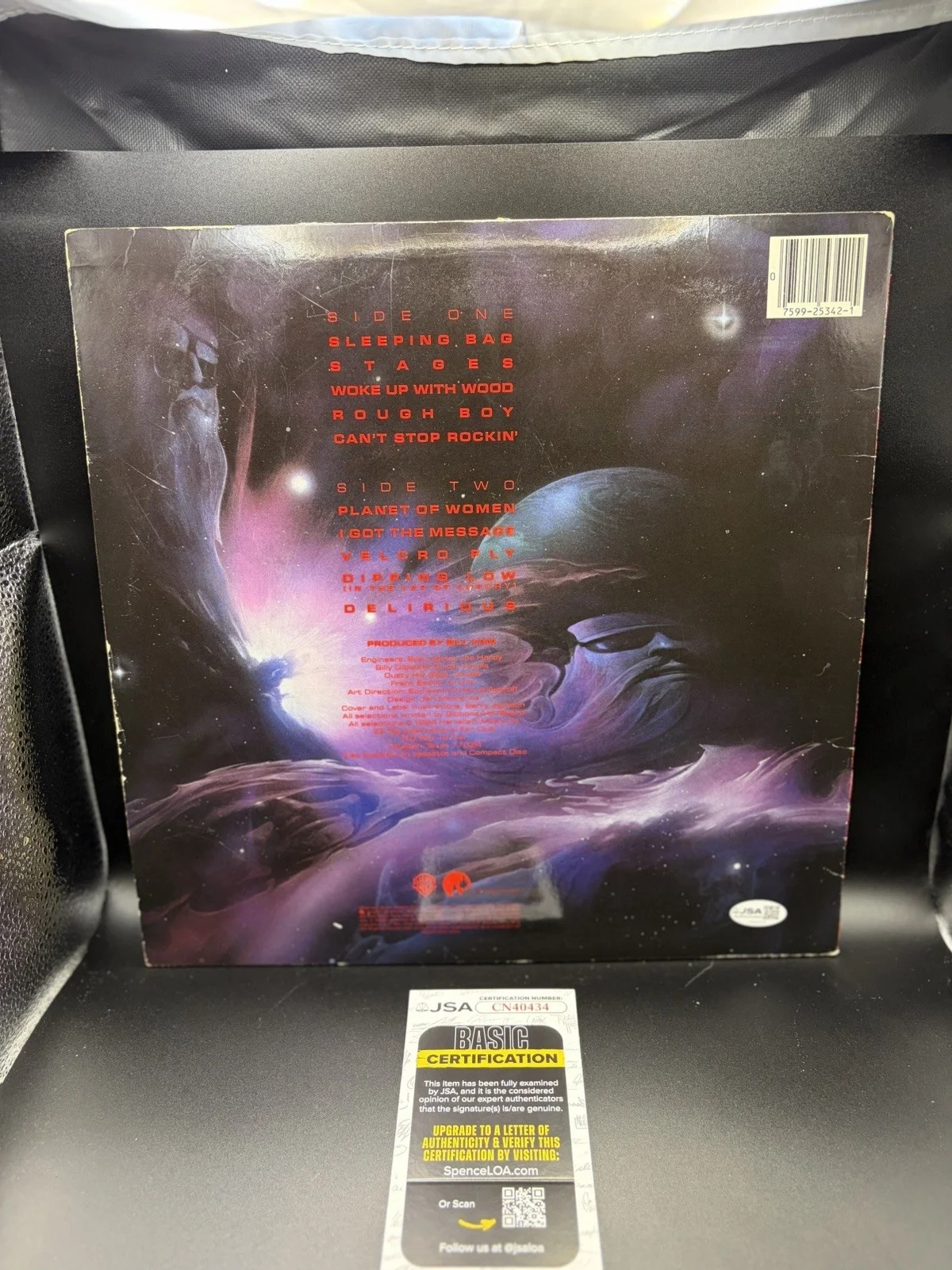 ZZ Top Billy Gibbons JSA Signed Autograph Record Album Vinyl Afterburner, изображение 3