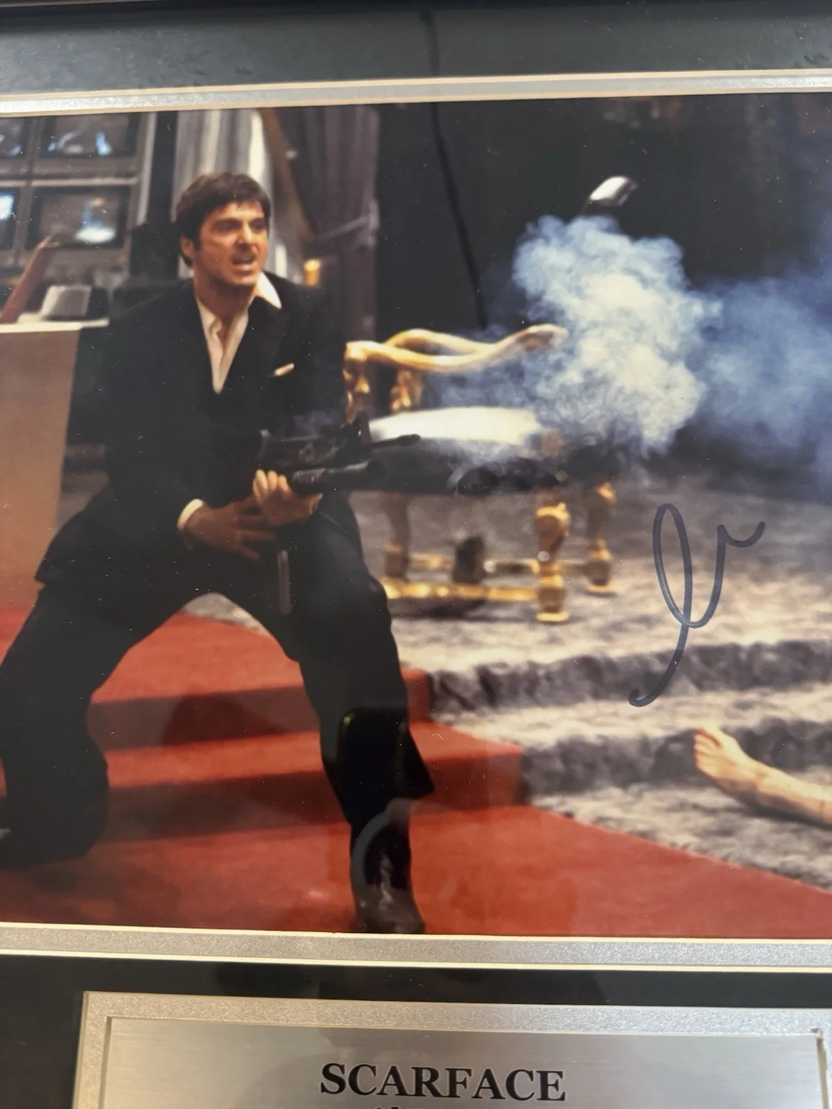 Autograph Picture Of Al Pacino As Scarface Framed With Authenticity Card🔥, image 2