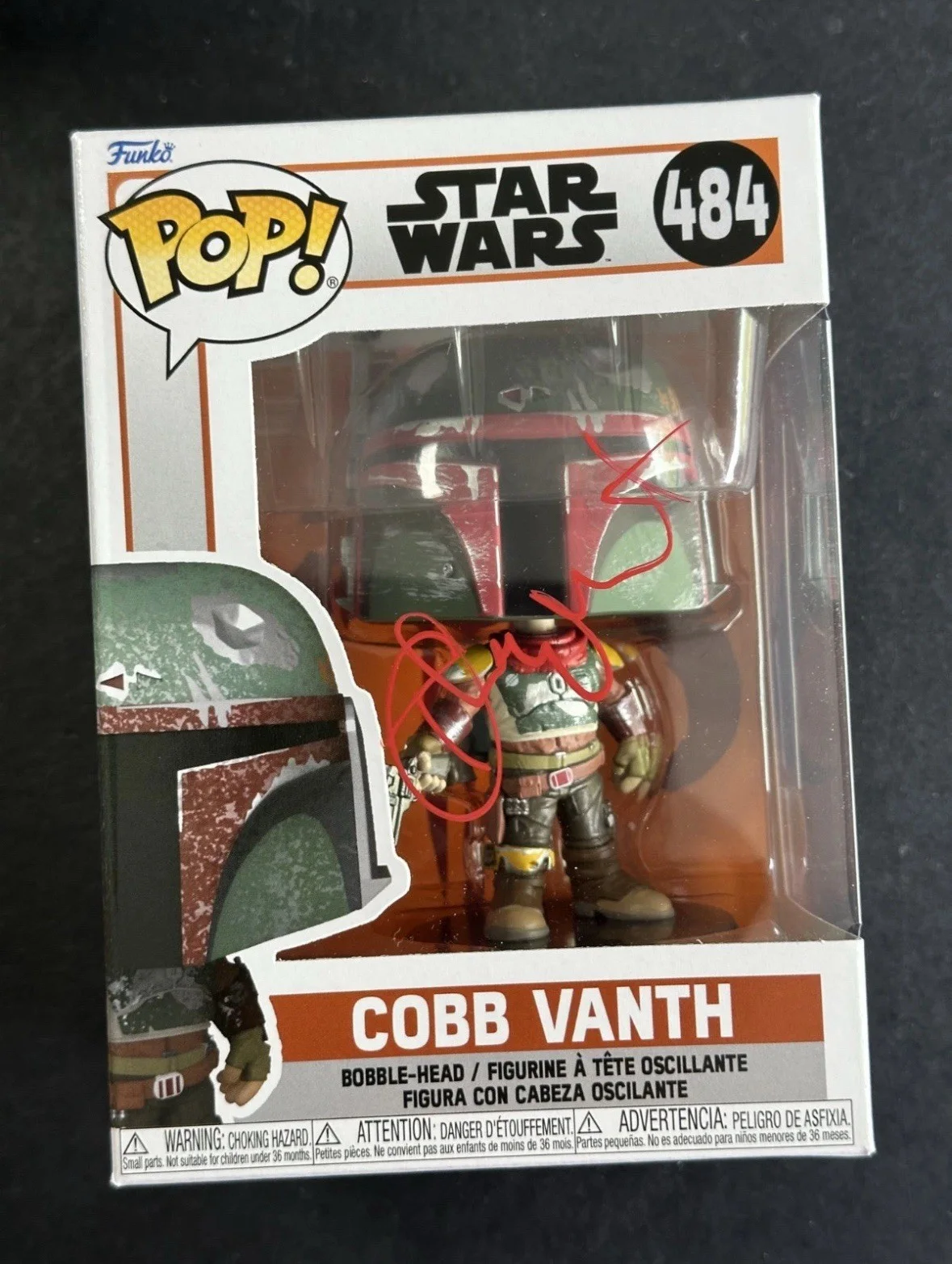 Timothy Olyphant — Timothy Olyphant signed Star Wars Cobb Vanth Funko Pop #484 Beckett COA