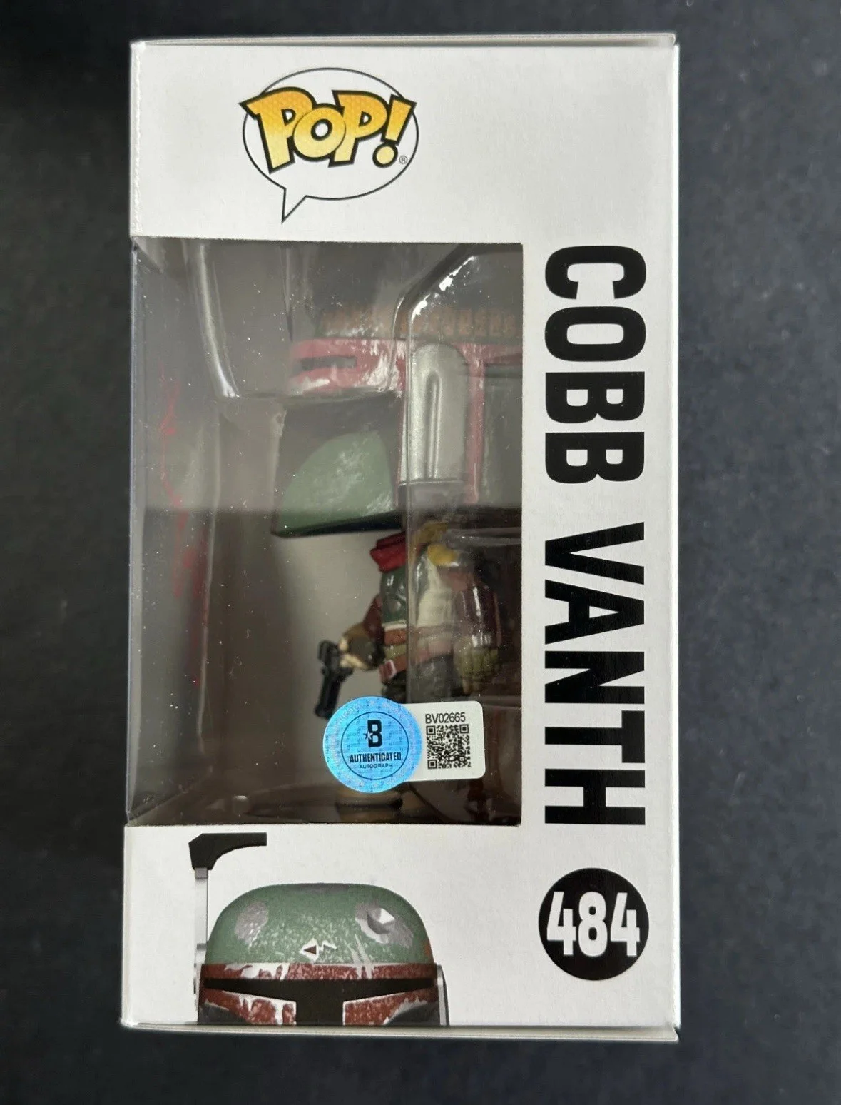 Timothy Olyphant — Timothy Olyphant signed Star Wars Cobb Vanth Funko Pop #484 Beckett COA, изображение 2