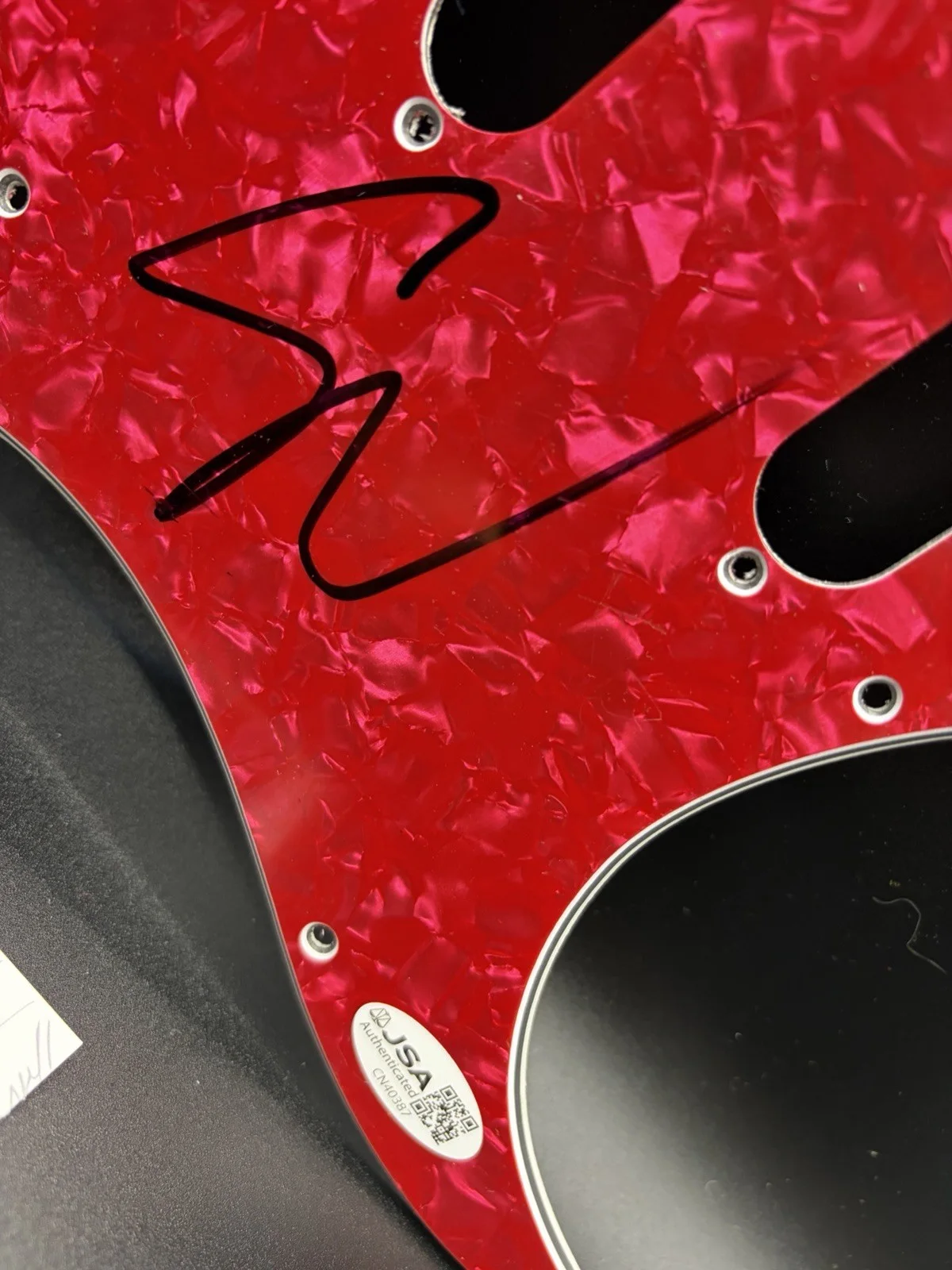 Steve Vai Signed Pickguard - COA JSA, изображение 2