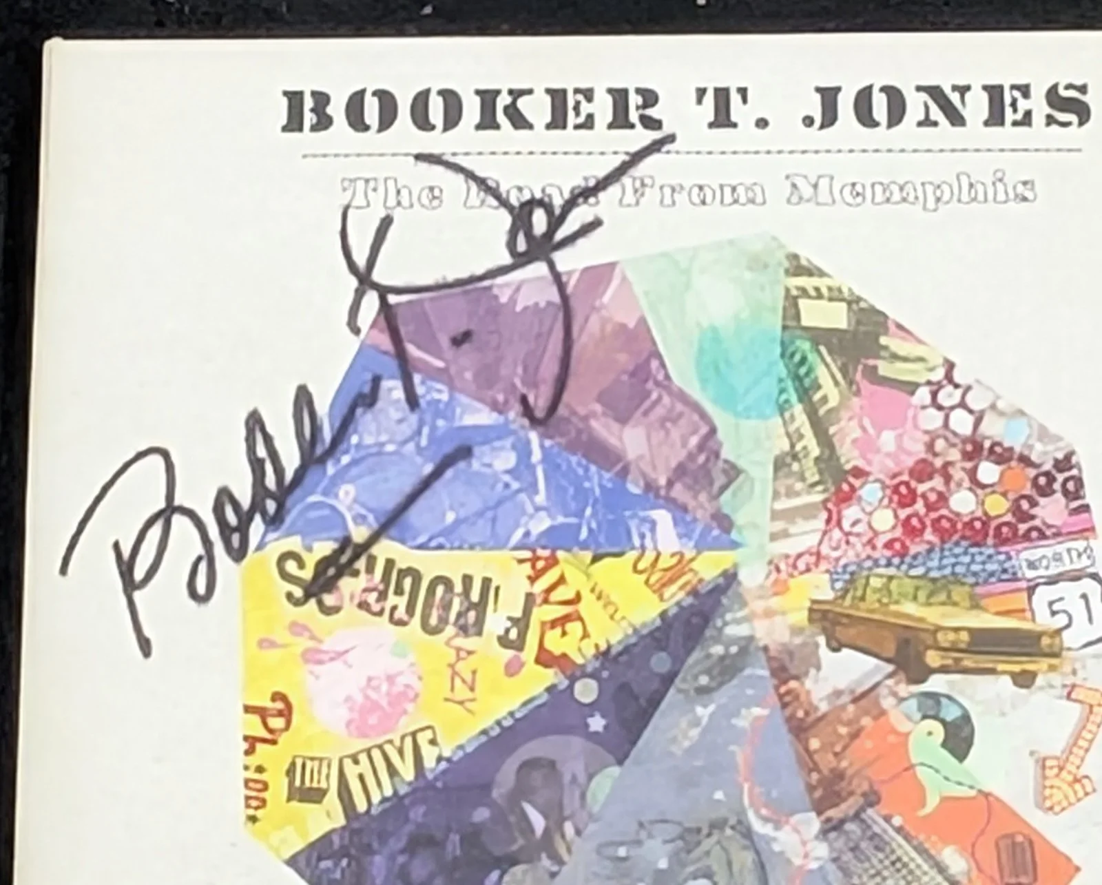 Booker T. Jones The Road From Memphis CD SIGNED AUTOGRAPHED 2011 Digipak, изображение 2