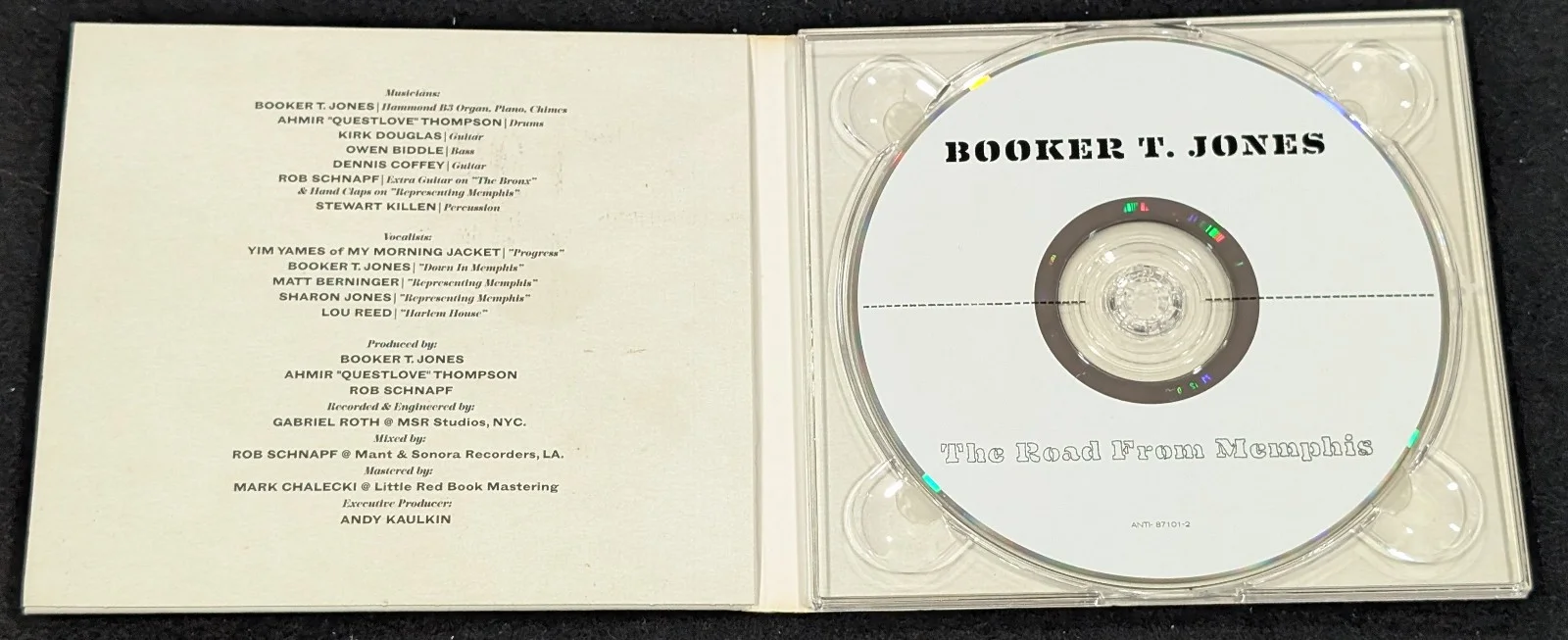 Booker T. Jones The Road From Memphis CD SIGNED AUTOGRAPHED 2011 Digipak, изображение 4