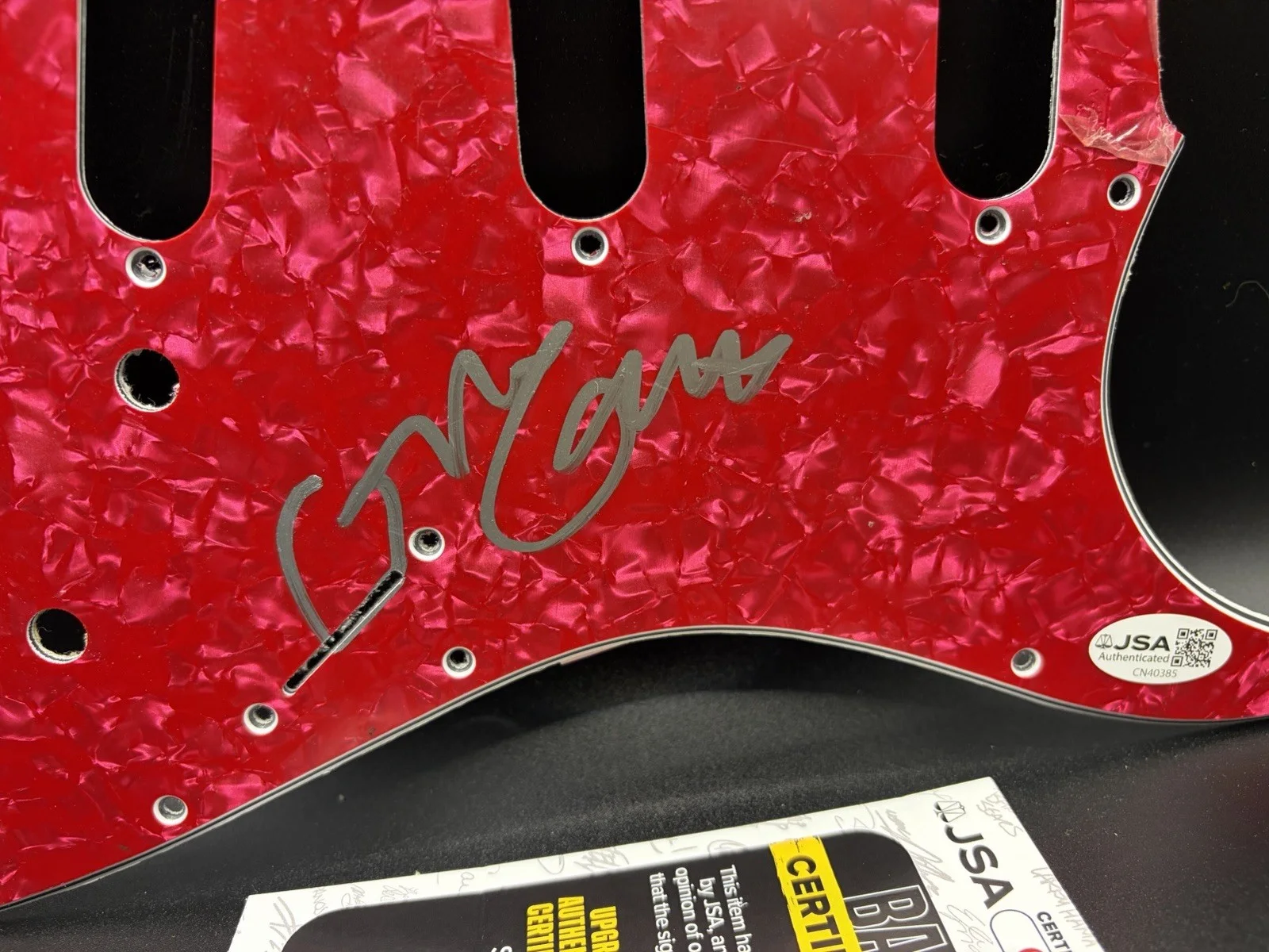 Gordon Gano Signed Guitar Pickguard JSA Coa Autographed Violet Femmes Rare, изображение 2