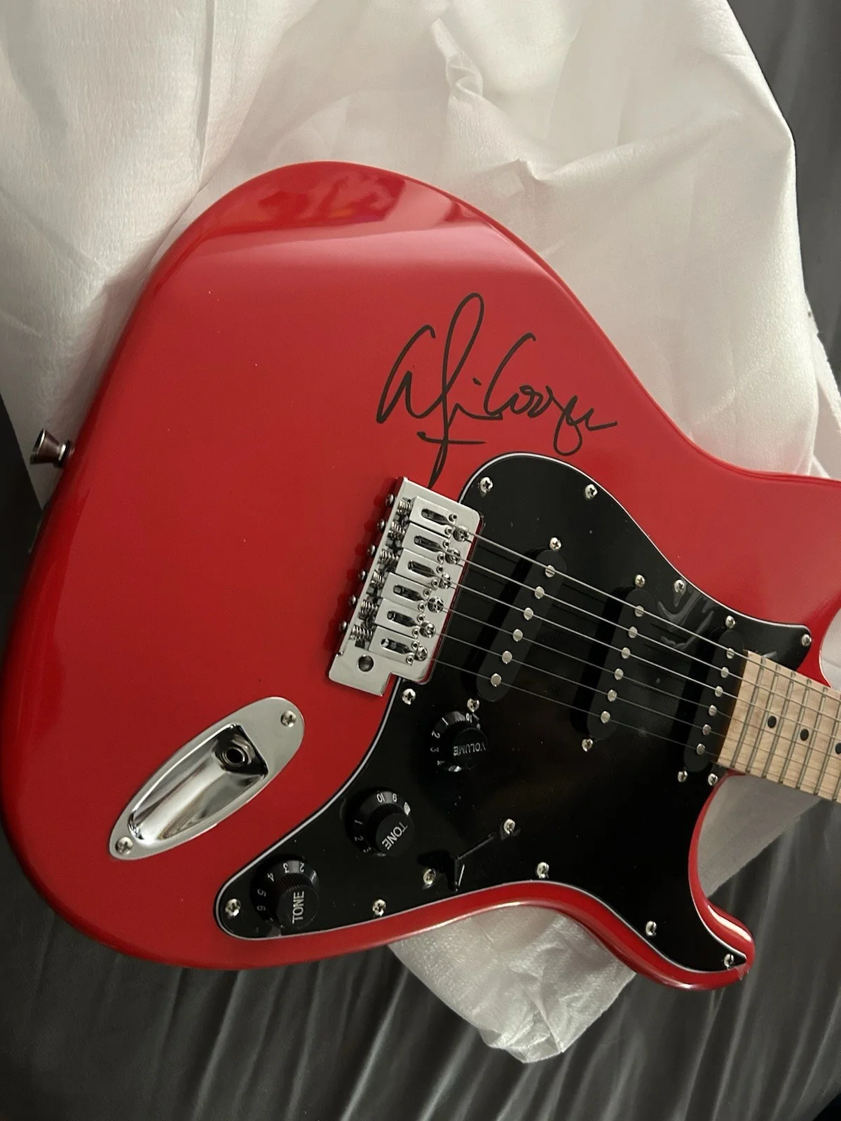 Alice Cooper Signed Full Size Electric Guitar COA Pristine Condition~Autographed, image 5
