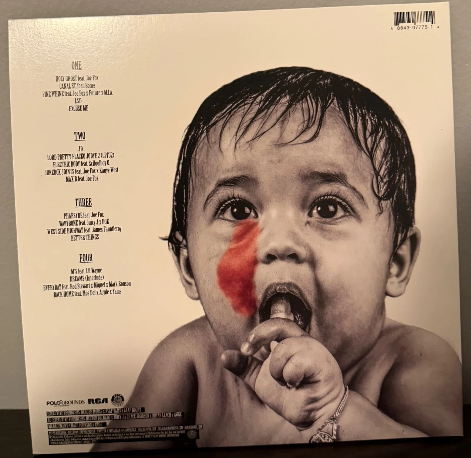 ASAP Rocky signed At. Long. Last. ASAP. 12" lp album, image 3