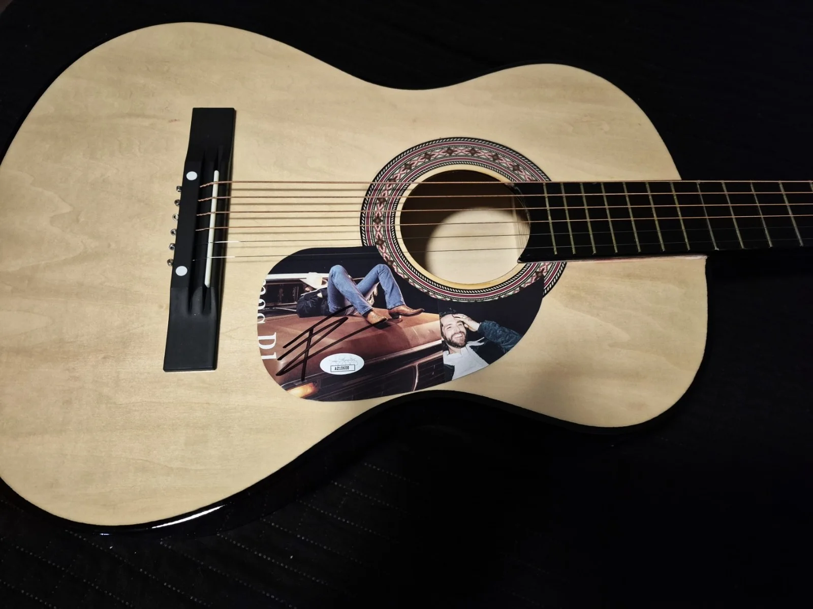 Thomas Rhett Signed Autograph Custom Acoustic Guitar JSA COA, image 2