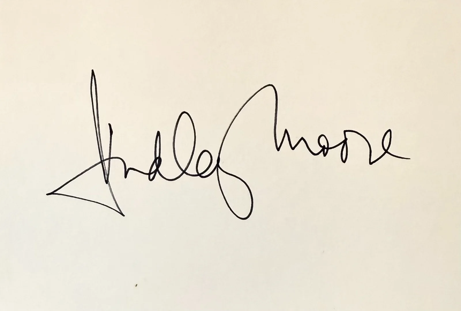 Dudley Moore — DUDLEY MOORE Signed Autographed 4"x 6" INDEX CARD Bedazzled 10 Foul Play ARTHUR, image 3