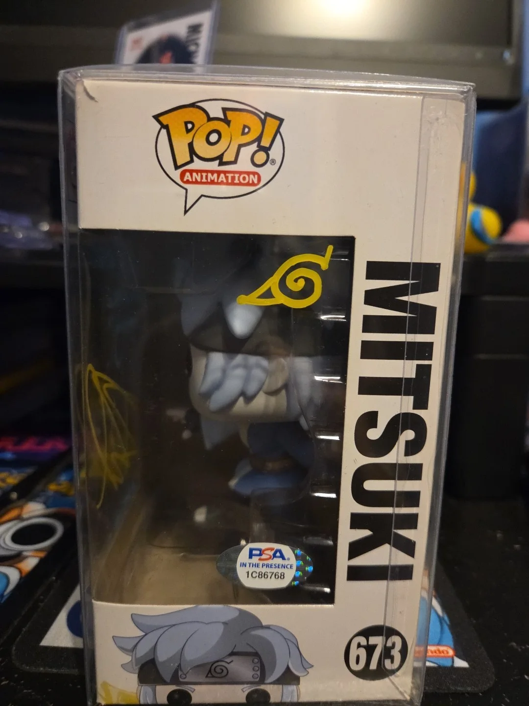ROBBIE DAYMOND — ROBBIE DAYMOND SIGNED MITSUKI FUNKO 673 BORUTO ANIME AUTOGRAPH PSA Certified, изображение 2