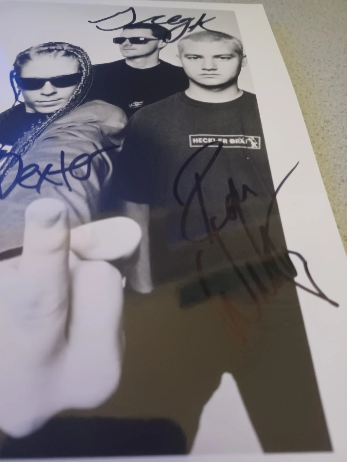 The Offspring 2002 Signed Photo-promo, image 2