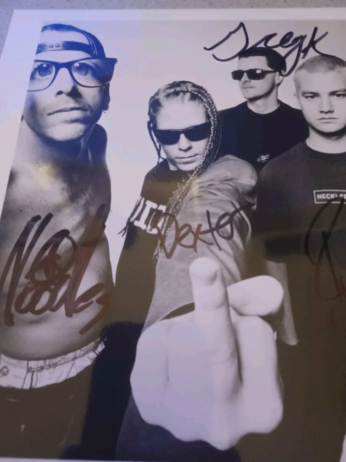 The Offspring 2002 Signed Photo-promo, image 4