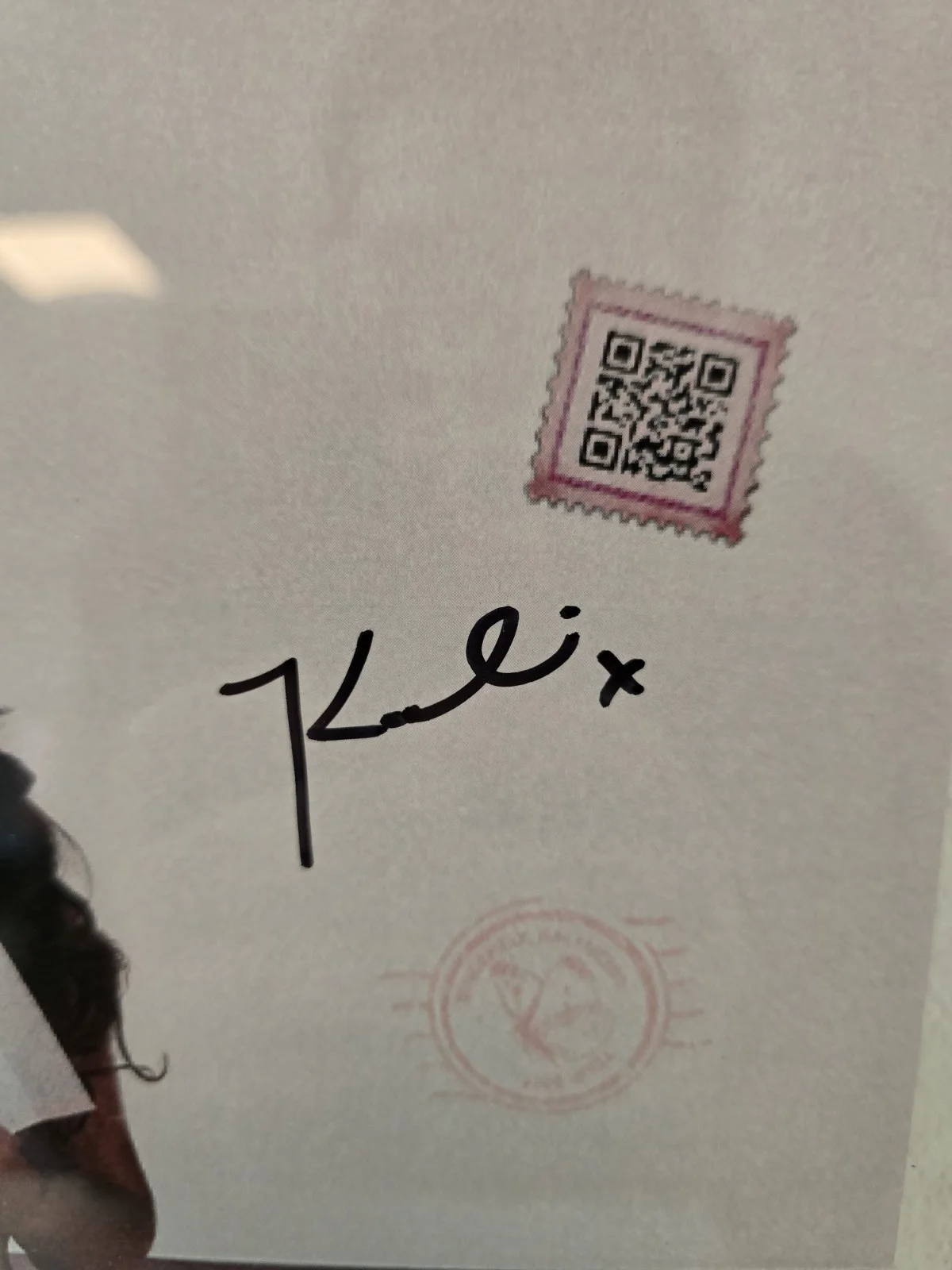 Kali Uchis Sincerely Tour VIP Signed Poster Framed, image 3