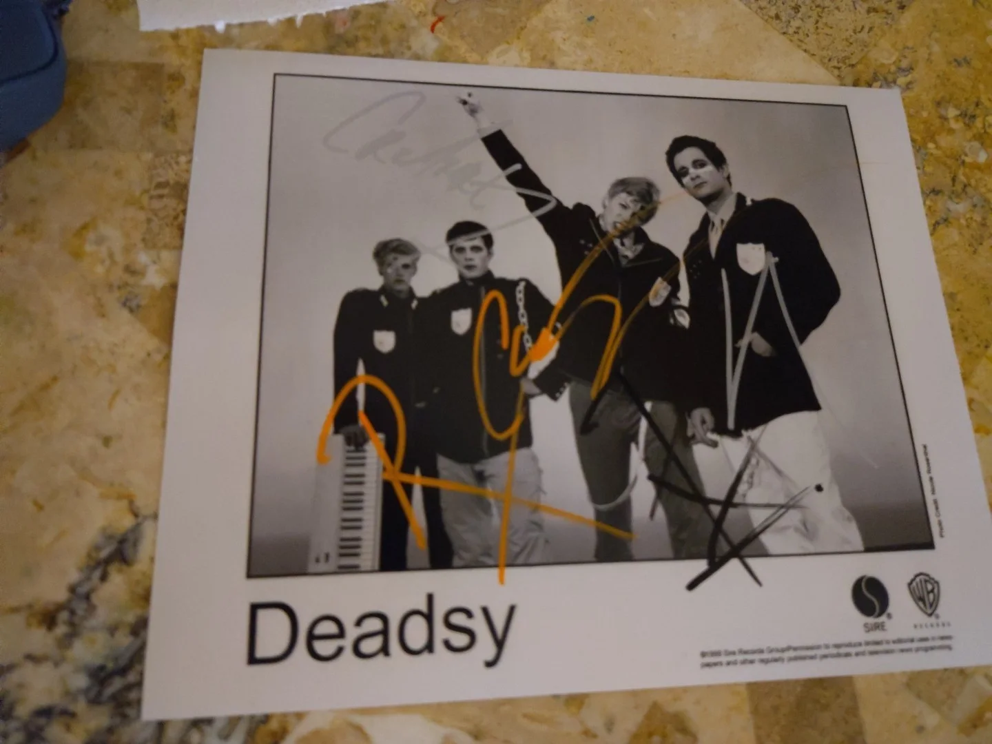 Deadsy Band Signed Promo Photo From Store Exeter Elijah Blue Allman All Band 5, image 3