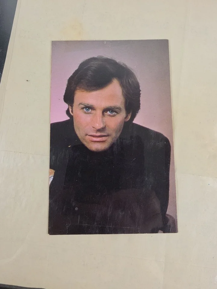 Vintage 1982 Tristan Rogers Hand Signed Autographed Photo And Letter, image 2