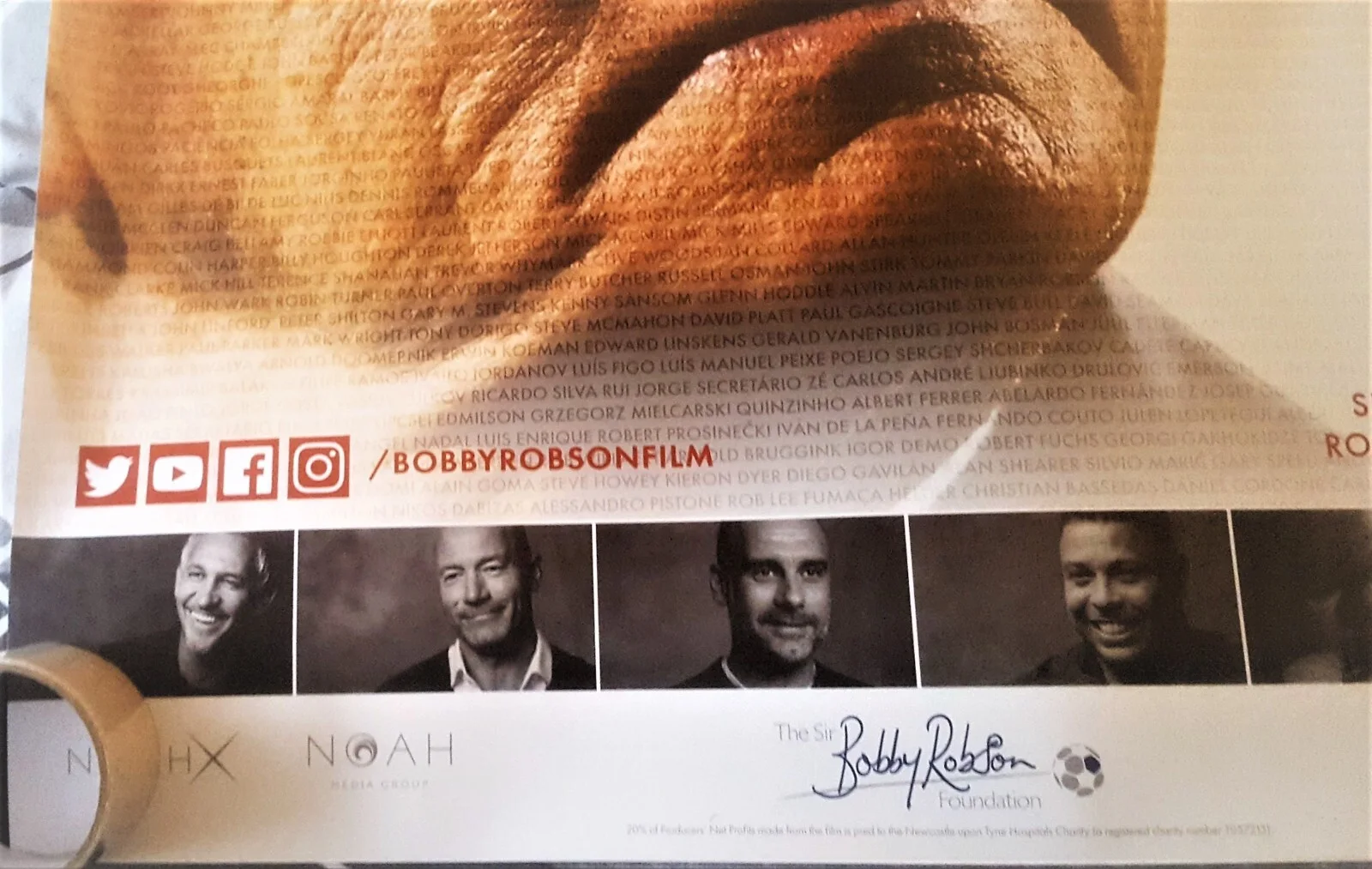 Bobby Robson - More Than A Manager - Original 40" x 30" Quad Movie Poster, image 5