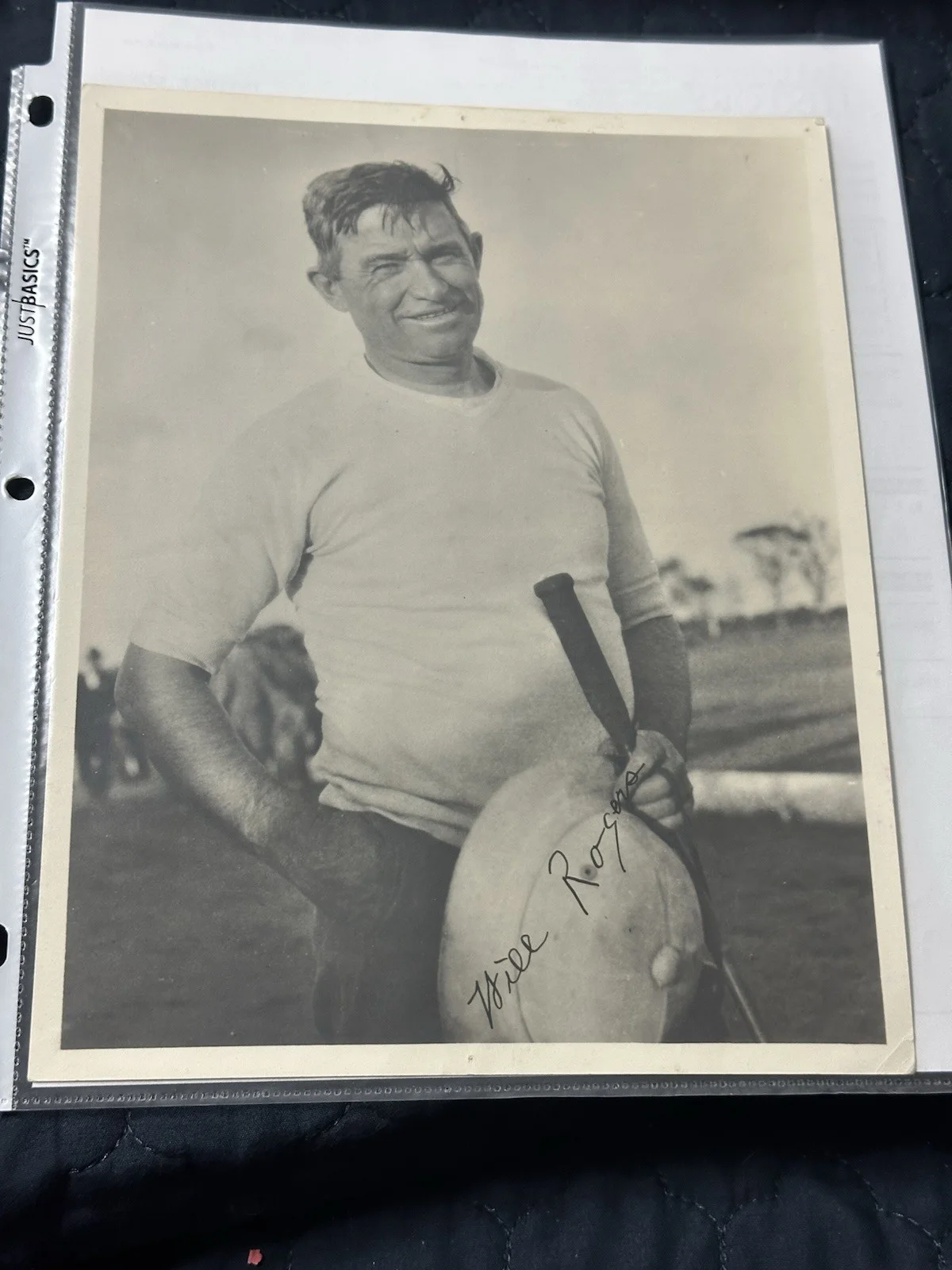 Will Rogers & Frank Hawks — Will Rogers Signed Photo Amazing Autograph Gallery Of Heroes COA