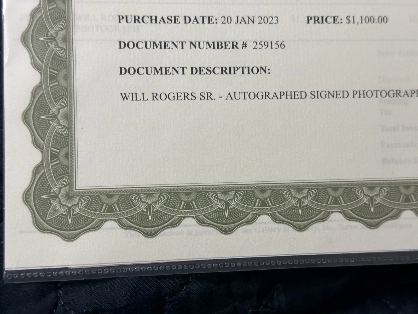Will Rogers, Frank Hawks — Will Rogers Signed Photo Amazing Autograph Gallery Of Heroes COA, image 3