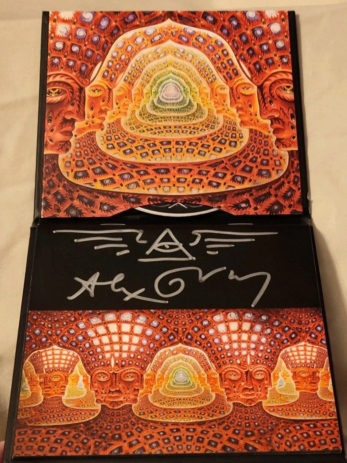Tool 10000 Days CD 2006 3D Lenticular Cover W/Stereoscopic Lenses Alex Grey Auto, изображение 2