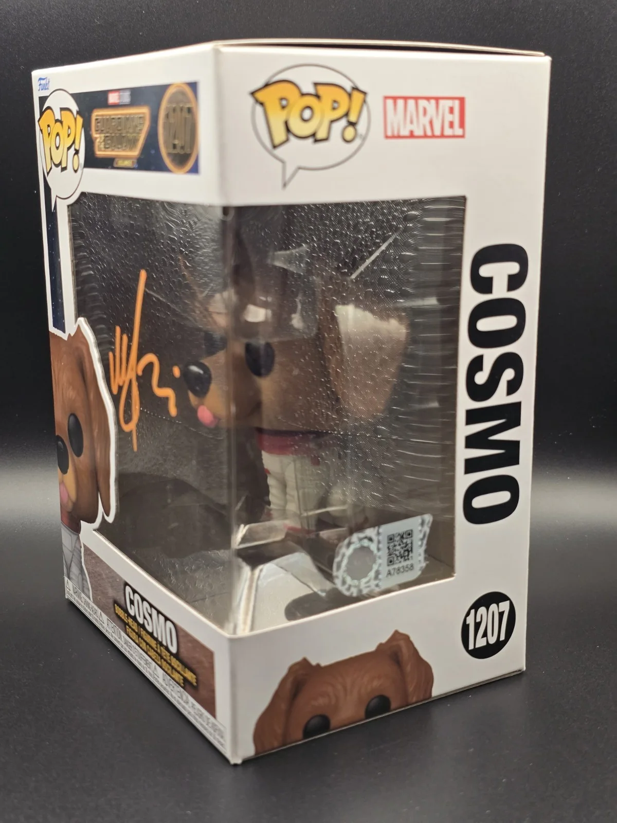 Maria Bakalova — Maria Bakalova Hand-Signed "Cosmo the Space Dog" Funko Pop! – SWAU Authenticated, image 2