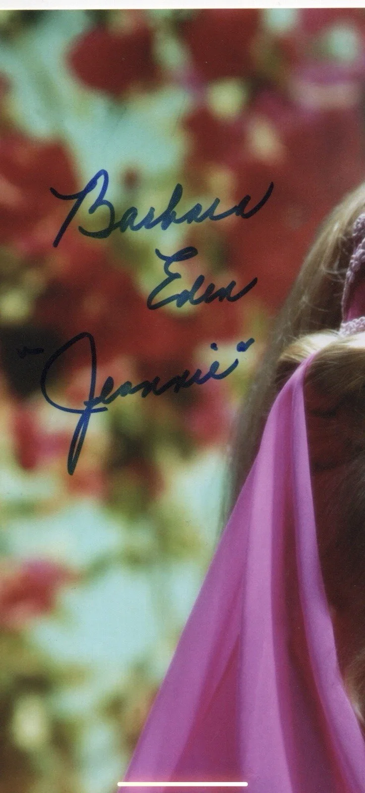 Barbara Eden — Barbara Eden autographed signed 8x10 photo Beckett BAS COA Sexy Hot Jeannie *INR, изображение 2