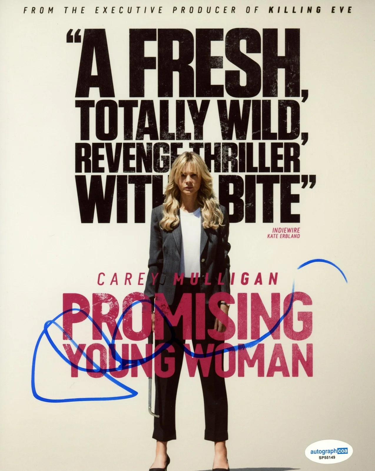 Carey Mulligan — Carey Mulligan "Promising Young Woman" SIGNED 'Cassandra' 8x10 Photo ACOA, изображение 2