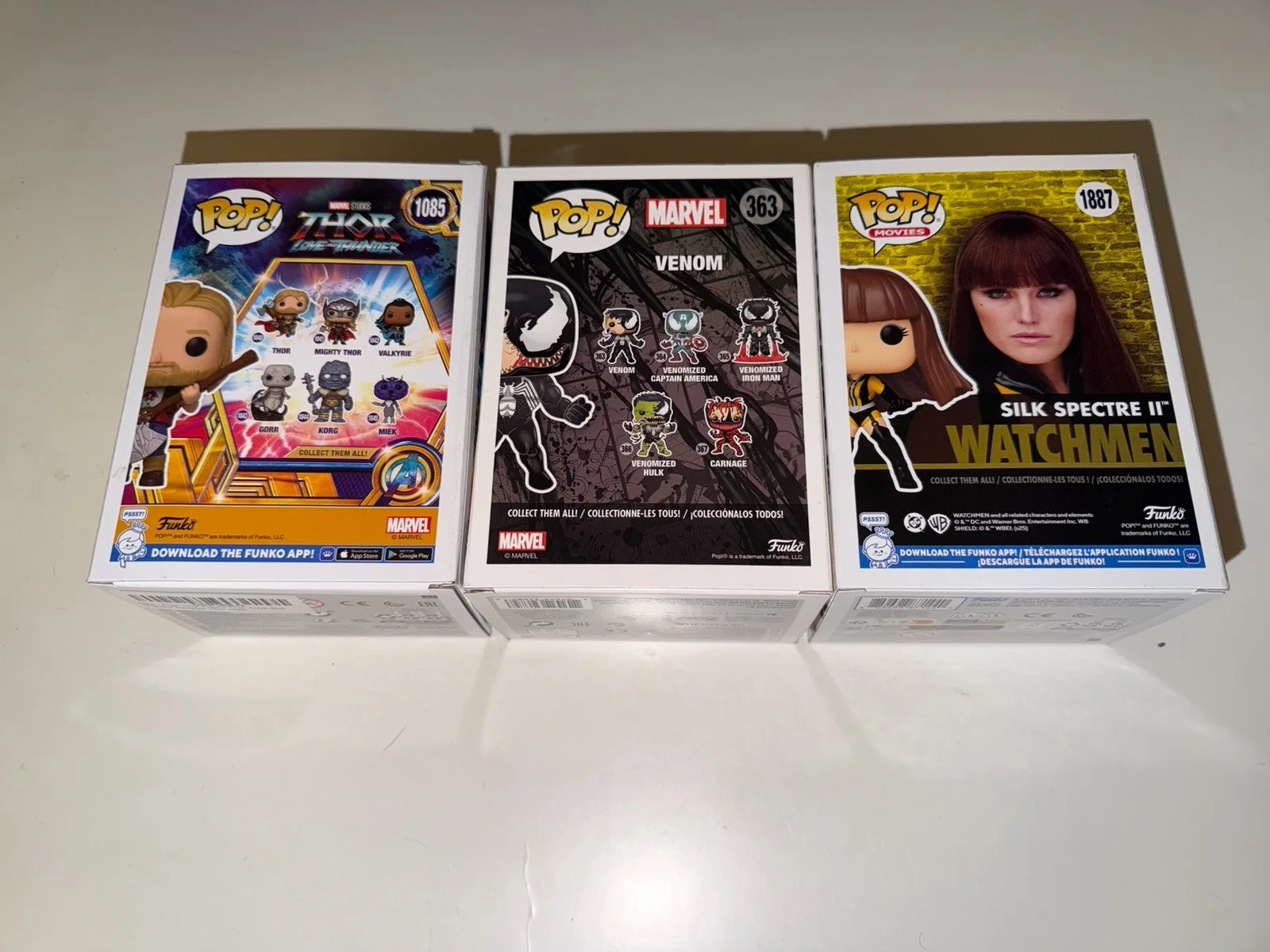 FUNKO POP SIGNED LOT MARVEL Watchmen Beckett COA COMICS CHRIS MALIN TOM, image 3