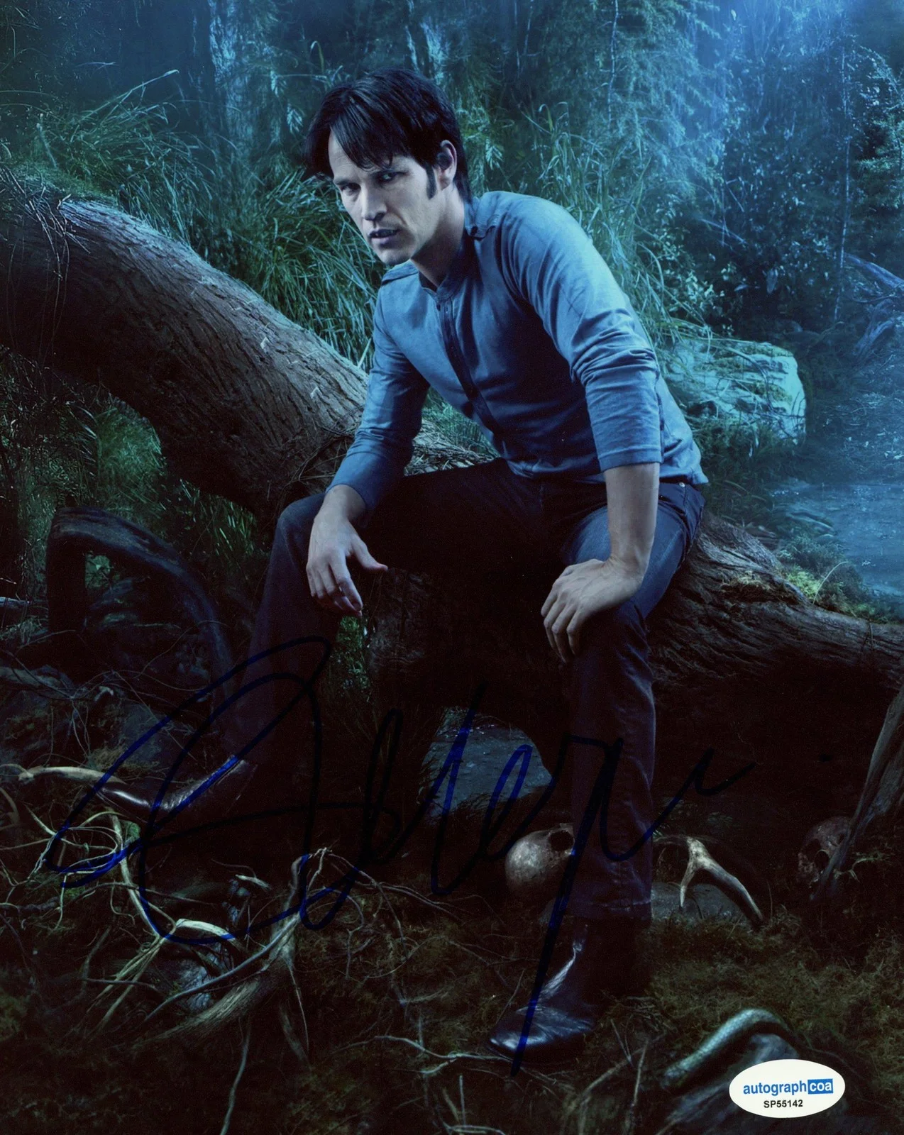 Stephen Moyer — Stephen Moyer "True Blood" AUTOGRAPH Signed 'Bill Compton' 8x10 Photo C ACOA, image 2