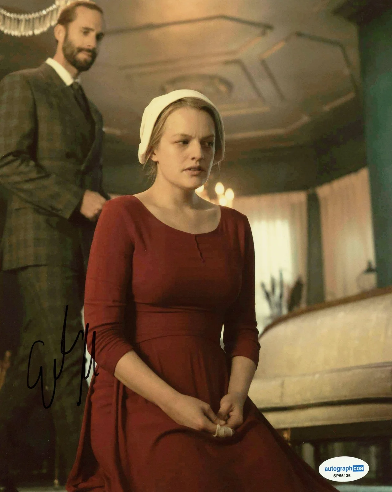Elisabeth Moss — Elisabeth Moss "The Handmaid's Tale" AUTOGRAPH Signed 'June' 8x10 Photo B ACOA, изображение 2