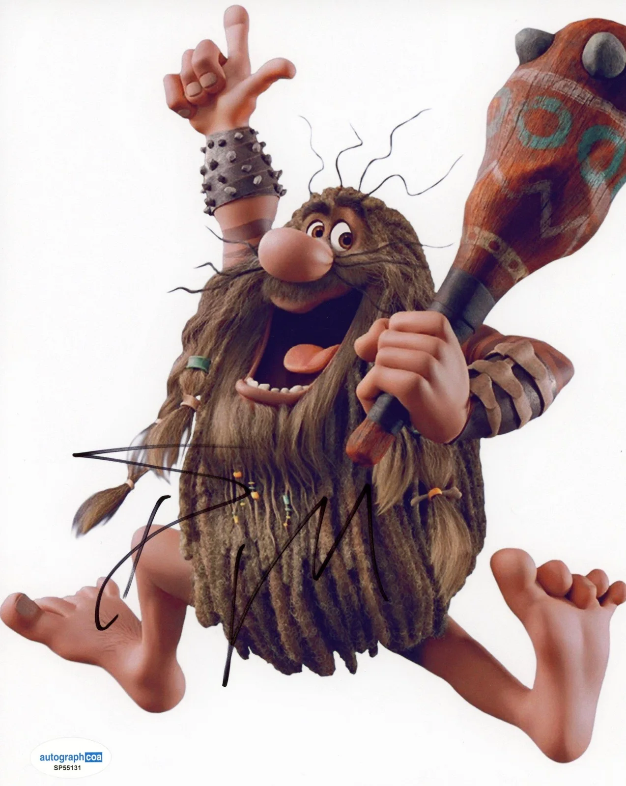 Tracy Morgan — Tracy Morgan "Scoob!" AUTOGRAPH Signed 'Captain Caveman' 8x10 Photo ACOA, изображение 2