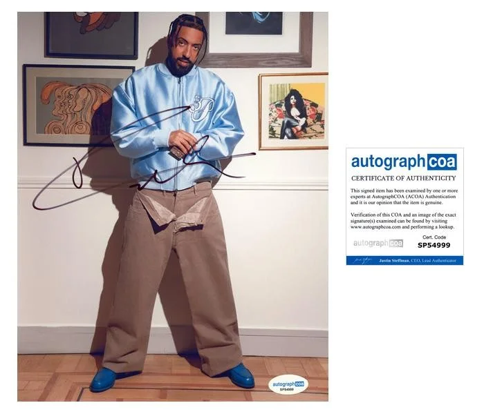 French Montana — French Montana "Unforgettable" Rapper AUTOGRAPH Signed 8x10 Photo ACOA