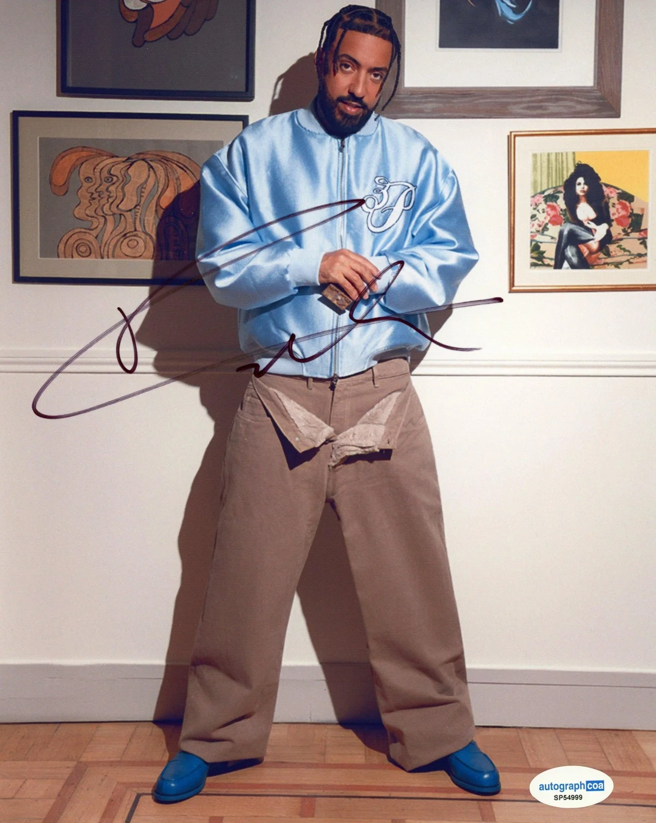 French Montana — French Montana "Unforgettable" Rapper AUTOGRAPH Signed 8x10 Photo ACOA, изображение 2