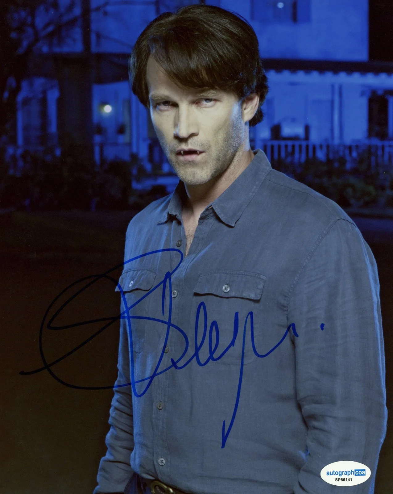 Stephen Moyer — Stephen Moyer "True Blood" AUTOGRAPH Signed 'Bill Compton' 8x10 Photo B ACOA, image 2