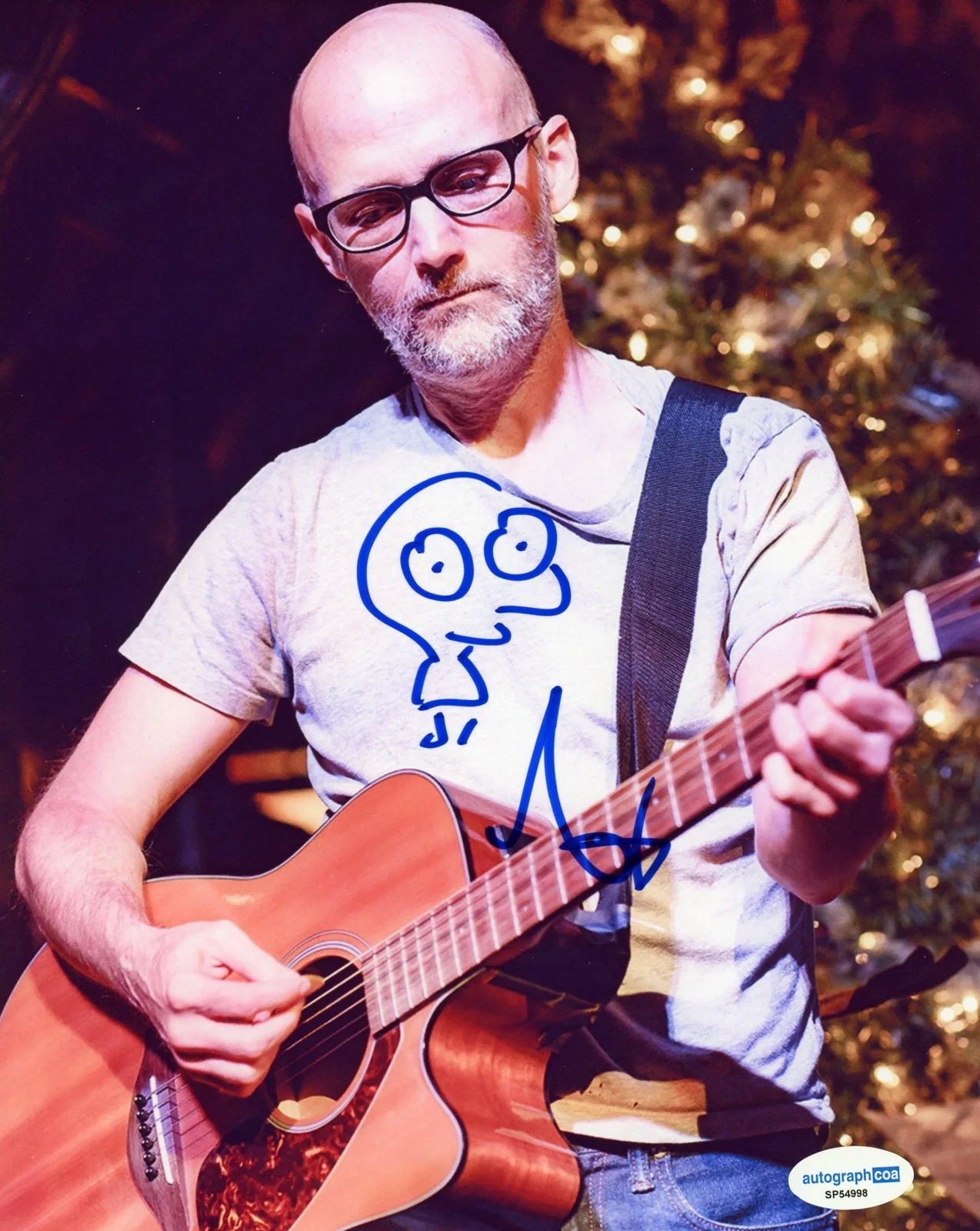 Moby — Moby "Play" AUTOGRAPH Signed EDM Electronica Autographed 8x10 Photo ACOA, image 2