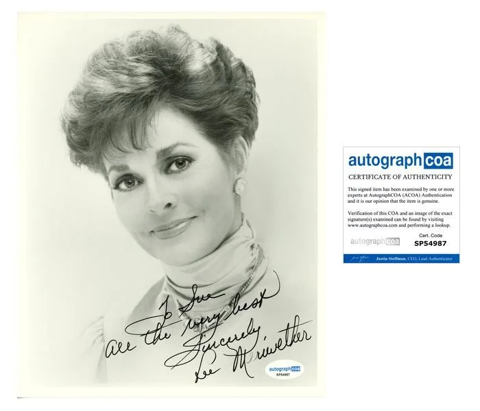 Lee Meriwether — Lee Meriwether "The Munsters Today" AUTOGRAPH Signed 8x10 Photo 'To Sue' ACOA