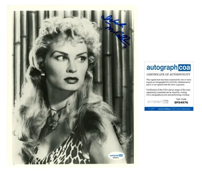 Irish McCalla — Irish McCalla "Sheena: Queen of the Jungle" AUTOGRAPH Signed 8x10 Photo D ACOA