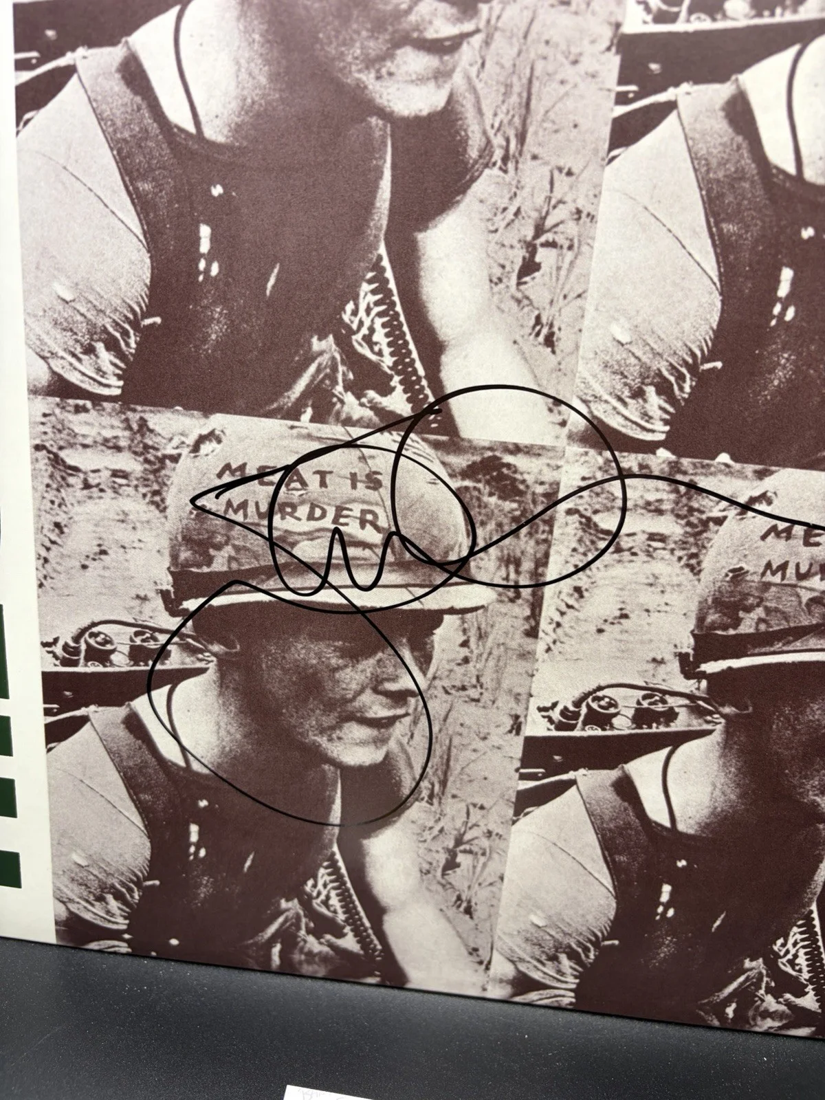 Johnny Marr THE SMITHS Meat Is Murder Vinyl Album Signed Autographed JSA, изображение 2