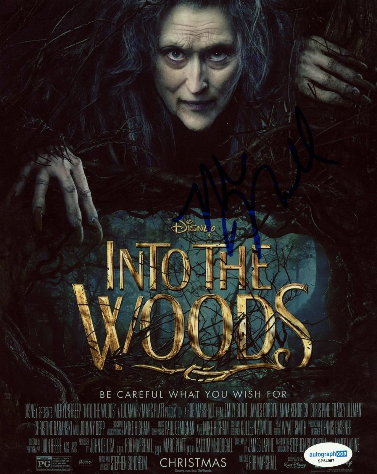 Rob Marshall — Rob Marshall "Into the Woods" Director AUTOGRAPH Signed 8x10 Photo ACOA, image 2