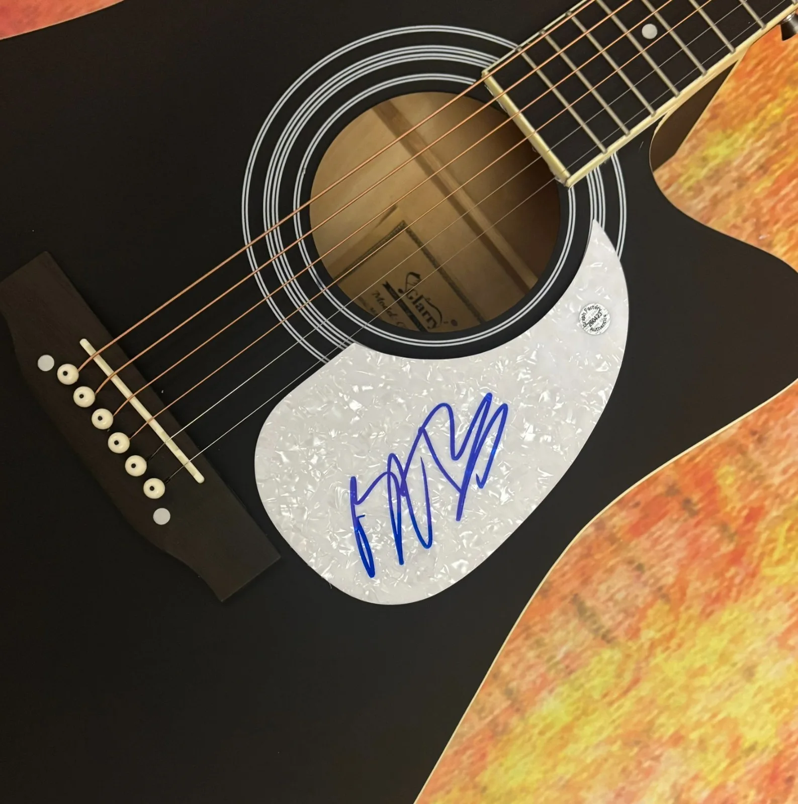 GFA In Case You Didn't Know Star * BRETT YOUNG * Signed 41" Acoustic Guitar COA, изображение 5