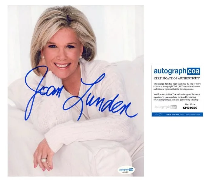 Joan Lunden — Joan Lunden "Good Morning America" AUTOGRAPH Signed 8x10 Photo ACOA