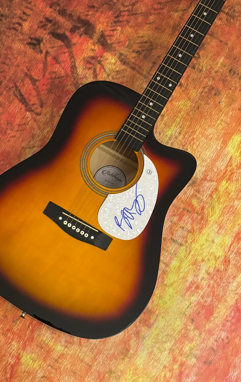 GFA In Case You Didn't Know Star * BRETT YOUNG * Signed 41" Acoustic Guitar COA, изображение 3