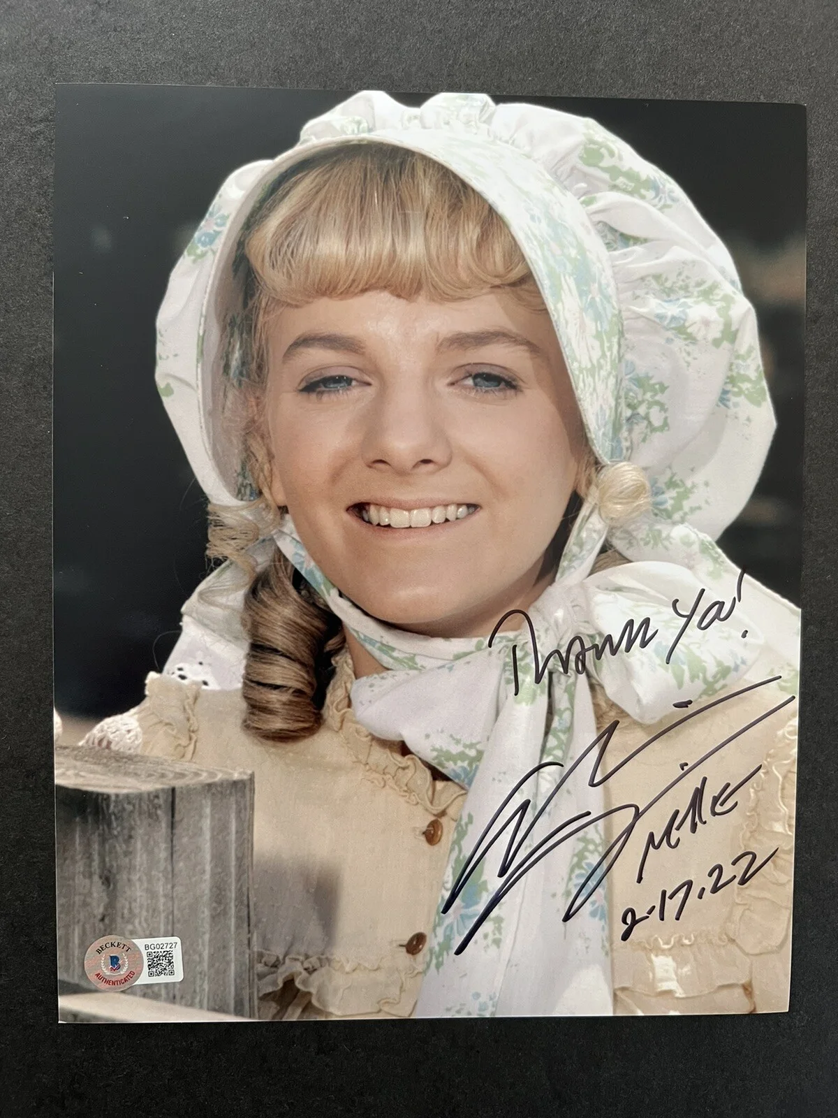 Alison Arngrim — Alison Arngrim autographed signed 8x10 photo Beckett BAS COA Sexy Hot Nellie