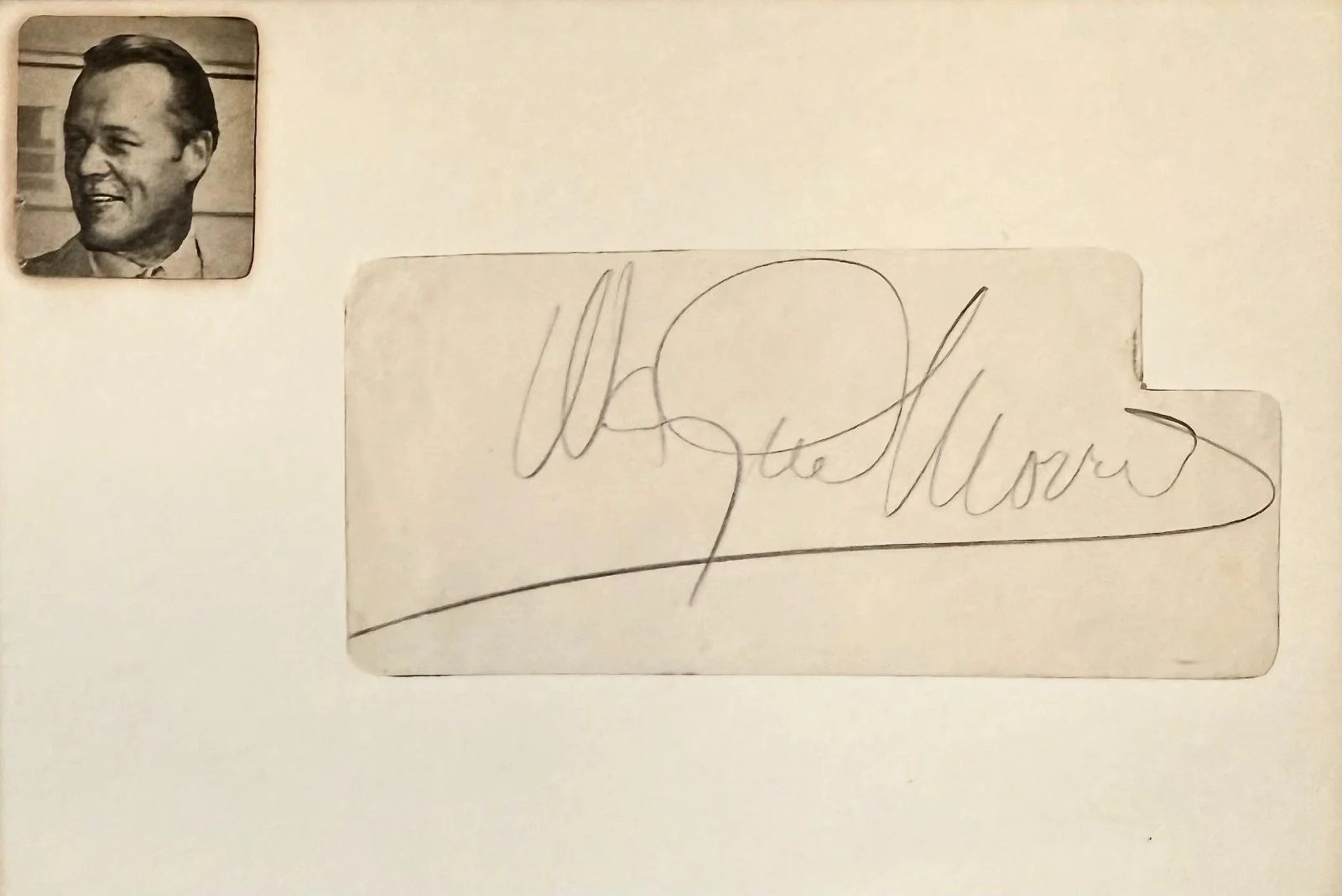 Wayne Morris — WAYNE MORRIS Signed Autograph 4x6 INDEX CARD The Return of Doctor X KID GALAHAD, изображение 3