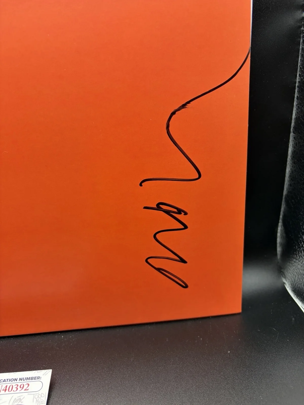 DAVID BYRNE SIGNED TALKING HEADS 77 VINYL RECORD AUTOGRAPHED JSA COA, image 2