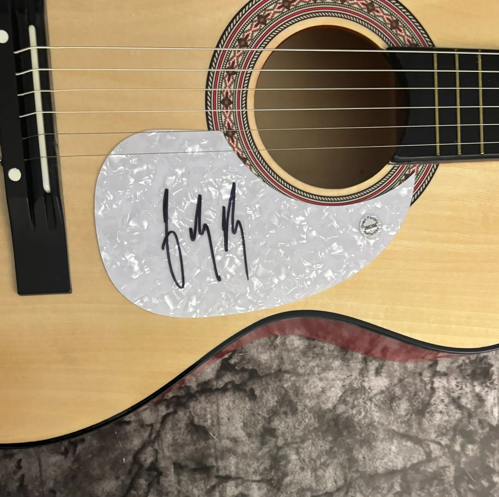 GFA Men at Work Band Singer * COLIN HAY * Signed Acoustic Guitar COA, изображение 5