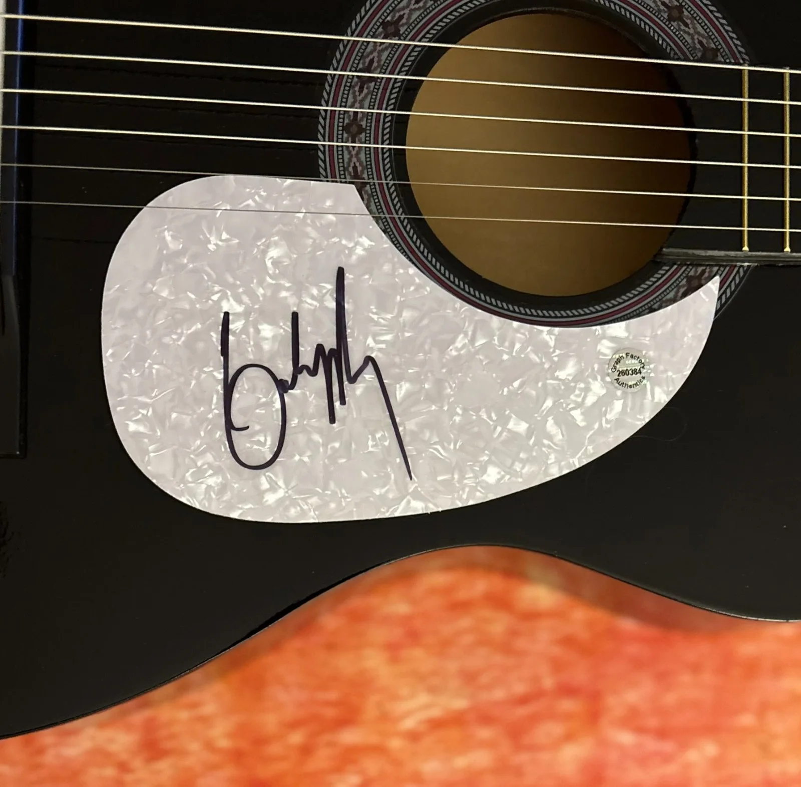 GFA Men at Work Band Singer * COLIN HAY * Signed Acoustic Guitar COA, изображение 5
